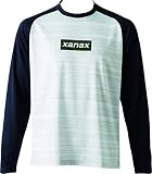XANAX(ザナックス) ロングＴシャツ BW-18LT グレー×ネイビー XO