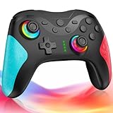 Switch コントローラー ワイヤレス 3階段TURBO連射機能付き 背面ボタン マクロ機能 プロコン 1000mAh大容量 ワイヤレス Bluetooth 6軸ジャイロセンサー 4階段HD振動