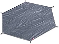 FIELDOOR グランドシート ワンタッチテント ヘキサゴン専用 【280×242cm / グレー】 撥水加工 湿気 汚れ キズ防止 PUコーティング テントマット 軽量 コンパクト アウトドアギア テントアクセサリー