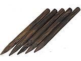 5本セット 焼き杉杭 直径4.5cm長さ60cm