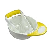 Masaling　ベビー用　ボウル　ベビーご飯　研磨　離乳食用　補助ツール　圧磨棒付き　PP安全素材　安心　便利　 (ホワイト　ランダム)