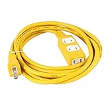 AC125V 15A米国プラグソケット3コンセント電力アダプタケーブル10フィート