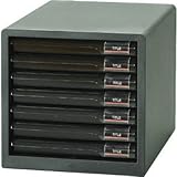 アイリスオーヤマ レターケース7段スリム　L-7SR レターケース ライトグレー