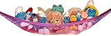 おもちゃStorage Net for Stuffed Animals – Top品質Hammock by Kidde時間(ホワイト) ピンク 6744