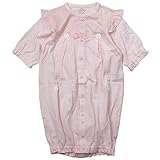 《初夏盛夏対応》(日本製) Pample Mousse(パンプルムース) 針抜き天竺ヨーク切替ドット柄2WAYドレス 50cm ~ 70cm /PK NO.DP-72502