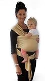 Bambino baby sling,wrap,carrier, breast feeding (BLACK) by BODY-TEC