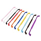 Perfk 高品質　シリコーン　眼鏡　ストラップ　10個入り　メガネ　スポーツ　バンド　コード　ホルダー　ノンスリップ　高弾性　