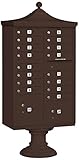 Salsbury Industries 3316r-brz-u Regency Decorative CBU CBU、台座付き、CBU Top and台座カバー、16 Aサイズドア、タイプIII、US