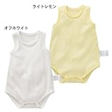 メッシュノースリーブショートオール　オフホワイト　80