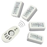 GOESWELL LED Dimmer 4-Zone 2.4G RF Controller DC12V-24V RF Wireless Remote Control 2.4G RF Controlle