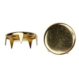 1001 Spot Nailhead, Size 60, Solid Brass, Gold Finish, 150 pieces per pack by C&C Metal Products Cor