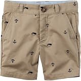 Carter's(カーターズ) シフリエンブロイダードアンカーズツイルショーツ カーキー ボトムスショートパンツ 8歳【並行輸入】