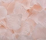 Ewandastore 2000個シルクローズ花びら人工花ウェディングパーティー花装飾ブライダルシャワー花吹雪 イエロー EWD0645