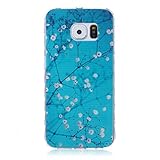 UNEXTATI Galaxy S6 Edge 対応 ケース 衝撃吸収 高品質 TPU ハード カバー 超薄型 液晶保護 脱着簡単 Samsung Galaxy S6 Edge用 Cover (ブルー