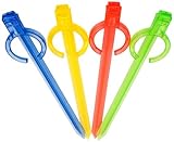 商標オメで4ピクニックワイングラスホルダーのセット