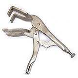 NUZAMAS 9インチロックシートメタルプライヤーバイス9 "23.5cmスチールロッククランプ溶接バイスツール