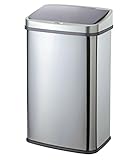 センサー付 ステンレス ダストボックス 大容量50㍑ ［ソフトクローザー仕様］［ ダークグレー］