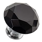 Wrightjp つまみ　引き出し取っ手　ハンドル 引き出しノブ 10個セット ダイヤモンド形の水晶取っ手 キャビネット 引き出し 戸棚 ワードローブホームデコレーション用 ねじ付き お洒落