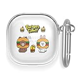 elago l LINE Friends Burger タイムケース Samsung Galaxy Buds Proケース(2021)対応 / Samsung Galaxy Buds Liveケース対応 [公式商品] (全て)