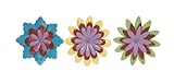Benzara Beautiful and Adorable Assorted Flower Wall Decor Set of 3 [並行輸入品]