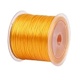 オペロンゴム ブレスレット用 ゴールド 太さ0.8mm 約50m巻 弾力紐 水晶の線 ブレスレット作成 修理 DIY ビーズステッチ糸 伸びる 通しワイヤー コード 伸縮 ストレッチ 手芸 手作り アクセサリー ごーるど