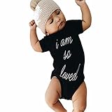 三番目の店 新生児幼児ベビーソリッドレタープリントショートロンパース服 スリーブジャンプスーツ