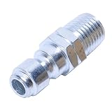 1/4　海外規格クイックカプラ　プラグ(オス)　Rc1/4(メスネジ)取付用