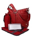 OiOi HOBO マザーズバッグ シュランケンレザー ポンペイレッド 6204