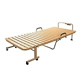 ハイタイプ 折りたたみ樹脂すのこベッド シングル/ベージュ