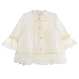 ベビー服　女の子　ベビー　ワンピース　70　80　85　90　100　cm　長袖　秋　花柄　ピンク　ホワイト/白　2色　ワンピース　ドレス　襟　結婚式　学園祭　演奏会　パーティー　七五三　普段着 [並