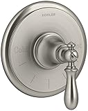 KOHLER T72769-9M-BN Artifacts Thermostatic valve trim with swing lever handle, Less Valve, Vibrant B