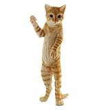 [ファンシー] 誕生日プレゼント 女性 人気 彼女 ネコ 茶トラ 猫 置物 インテリア ガーデニング 母の日 父の日 ガーデンオーナメント 猫 好き な 人 へ の プレゼント 結婚記念日 転居 最適なプレゼント ca80Y