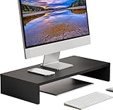 FITUEYES 机上台 モニタースタンド モニター台 デスク上置棚 キーボード収納 パソコンスタンド 幅540mm ブラック DT105401WB