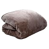 シンプルフレッシュ(Simple Fresh) ブランケット 毛布 シングル 洗える ニューマイヤー 無地カラー ブラウン ポリエステル 140cm×200cm