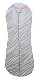 Woombie Air, Gray Zebra/Pink Trim, Big Baby 14-19 Lbs by Woombie
