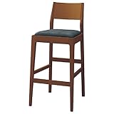 オリバー ダイニング ハイカウンターチェア 木製 ビニールレザー張り ブラウン×ダークグレー (S・CW-5060・BR・ST+AL-04P)