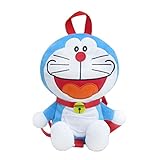 ドラえもん ぬいぐるみ 迷子リュック 迷子防止ベルト ブルー