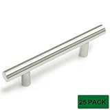 ProbricoキッチンCupbordハンドルキャビネットノブ3 "ねじ間隔ステンレススチール 25 Pack PD201HSS76-25z