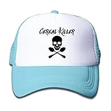 子供 メッシュキャップ 通気性 今季最新 ダンス キャップ 穀物 キラー おしゃれ 帽子 カジュアル ストーリート系ライトブルー プリント付き 無地