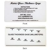 CRLメトリックガラス厚さゲージ