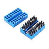 33pcs Chrome Vanadium Steel Spanner Screwdriver Bit Drill Set Hex Holder Rod with Storage Case Power