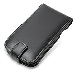 PDAIR レザーケース for GALAXY NEXUS SC-04D 縦開きタイプ(ブラック/グリーンステッチ) PALCSC04DF/BL/GR