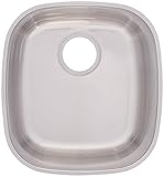 FrankeUSA USASK900-18 Single Bowl Stainless Steel 14 3/4x 16in. Undermount Sink [並行輸入品]
