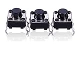 10PCS6x6x5mmミニチュアマイクロスイッチPCBモメンタリ触覚タクトスイッチボタン