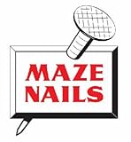MAZE NAILS H526A-5 Pole Barn Ring Shank Nails, 5-Pound 20D 4-Inch by Maze Nails