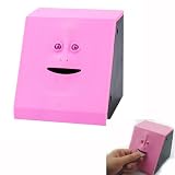 新しい面白い面バンクセンサーコインお金Eating box-randomカラー
