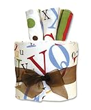 Trend Lab Dr. Seuss Bath Gift Cake Towel and Washcloth Set, ABC by Trend Lab