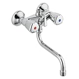 Kludi標準Bathtub faucet-mixer DN 10注ぎ口、Terraluxhandleクロム262 090 508