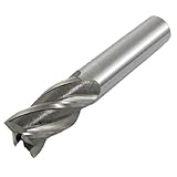 uxcell エンドミル 加工用カッター 18mm x 16mm グレー HSS-AL ストレートシャンク