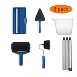 ペイントローラーキット8pcsペイントランナーProブラシペイント壁と天井のホームとオフィス